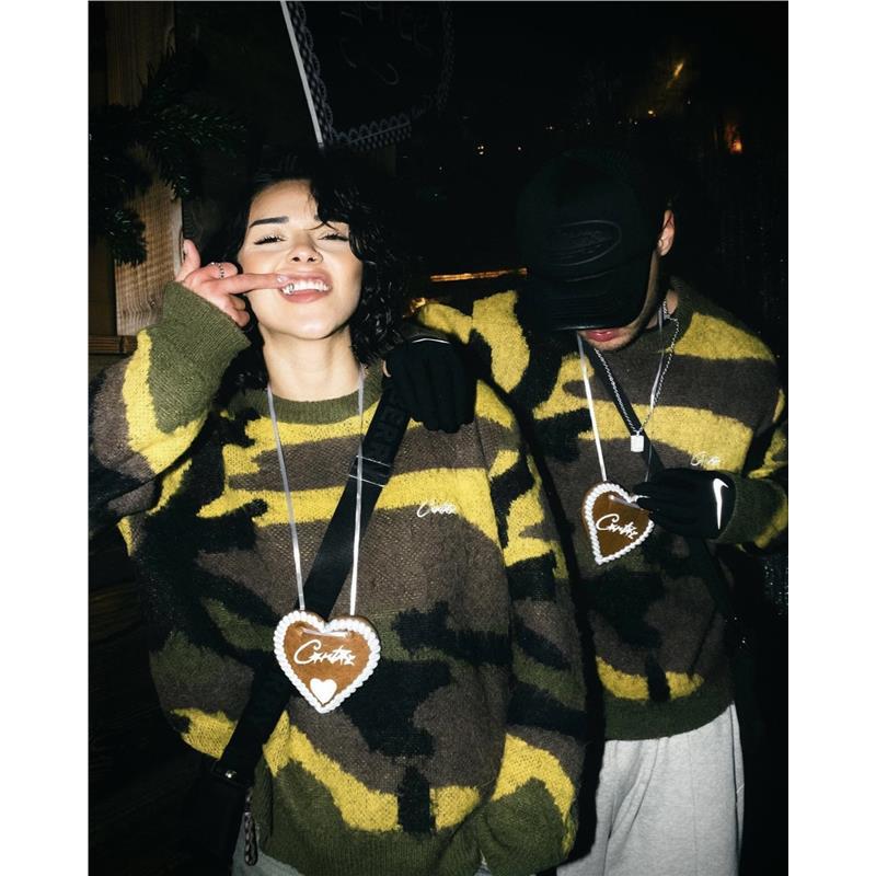 Corteiz camouflage long sleeve sweater European and American stars with UKDRIPDRILL casual fashion street hip hop Corteiz camouflage long sleeve sweater European and American stars with UKDRIPDRILL casual fashion street hip hop