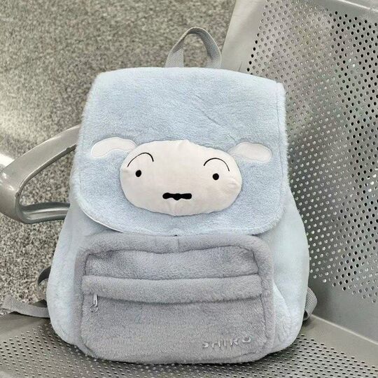 Cartoon Crayon Small New Backpack Super Cute A- Dumb Plush Backpack Student School Commuting Outing Schoolbag