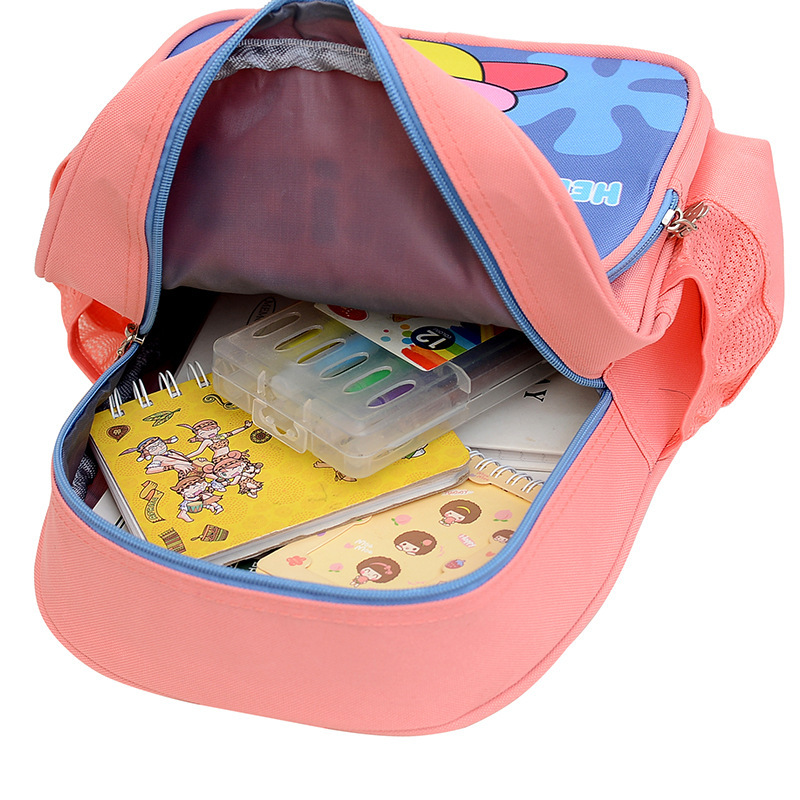 Comercio exterior nuevo medio y gran clase de dibujos animados niños mochila moda casual ligero niños y niñas mochila de Kindergarten