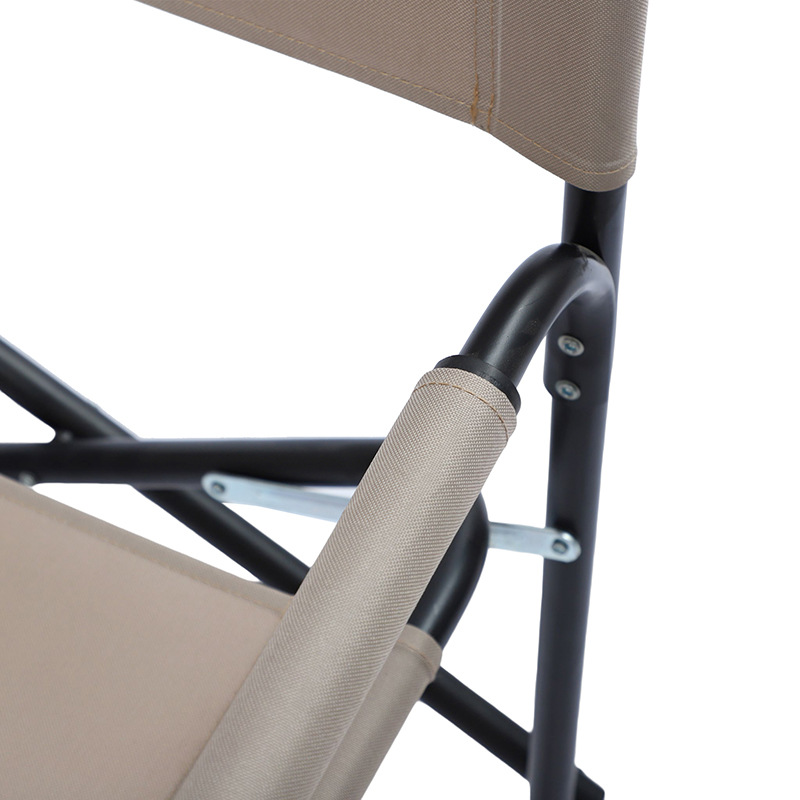 Silla alta Plegable ligera portátil con bandeja de mesa silla de director de picnic al aire libre Silla de pesca fábrica al por mayor