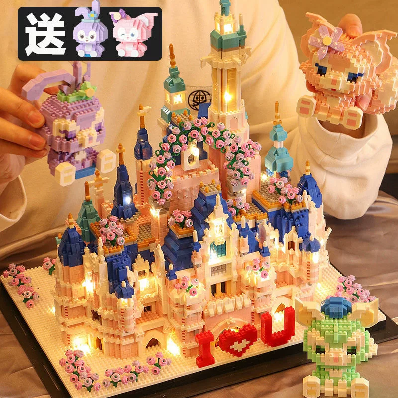 Замок, конструктор высокой сложности, игрушка ко Дню Святого Валентина