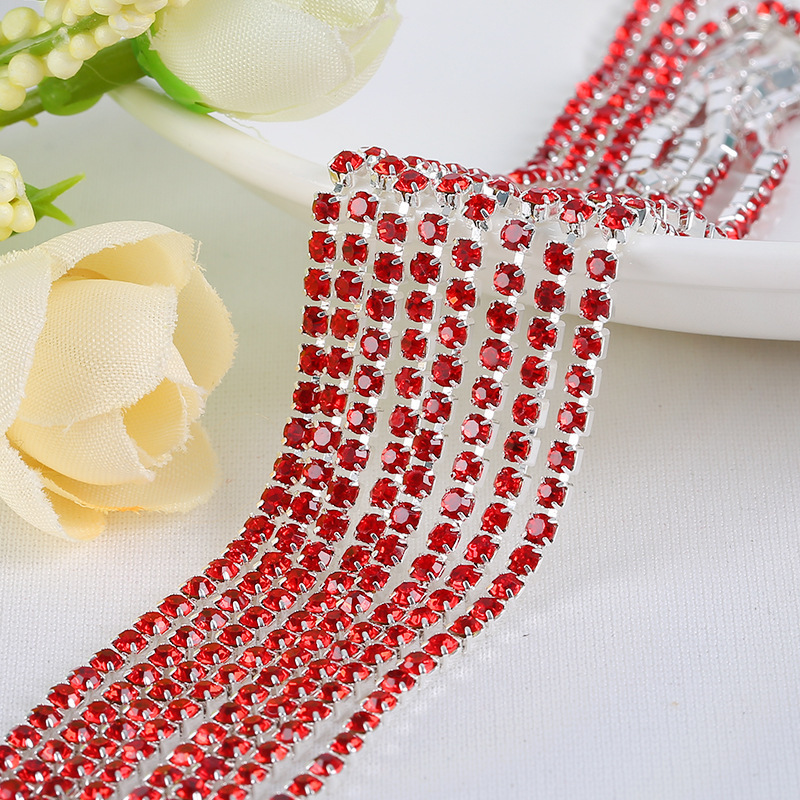 Silver base red