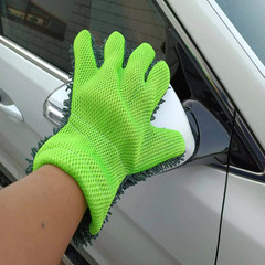 New five-finger chenille bear paw car wash gloves car wiping tools not easy to damage car paint car cleaning supplies rags