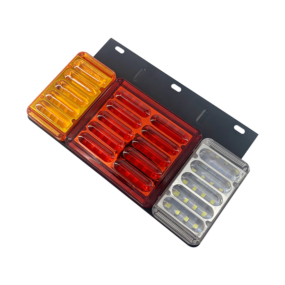 Las ventas de la fábrica Placa de hierro flash de la luz trasera del remolque LED Luz Trasera eléctrica del coche LED Placa de hierro electrónica luz trasera