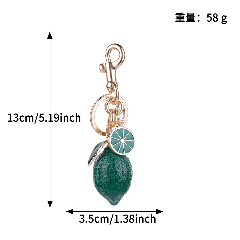 Transfronterizos directamente para bolsas de cereza colgantes de moda llaveras de automóviles llaveras de Amazon llaveras de metal accesorios de bolsas al por mayor