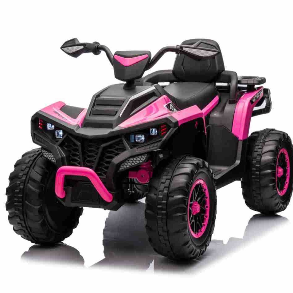 Vehículo eléctrico todoterreno para niños para dos bebés autoconducción cuatro ruedas con control remoto coche de juguete para niñas coche de carga