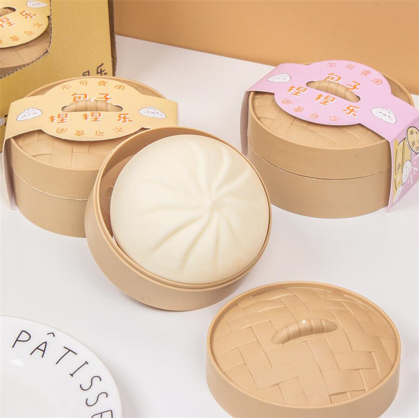 新款创意批发 箐品 JP07-0147 大笼包子捏捏乐 蒸笼包子捏捏乐|ms