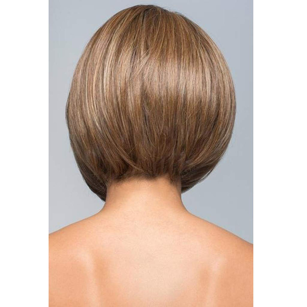 Fashion High Temperature Wire Side Points Short Straight Hair Wigs display picture 3