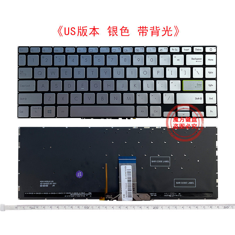 Ru Is Suitable for Asus Redol14La Keyboard Adol14Ua Adol14Eqc Adol14Flc S413 Ru Is Suitable for Asus Redol14La Keyboard Adol14Ua Adol14Eqc Adol14Flc S413