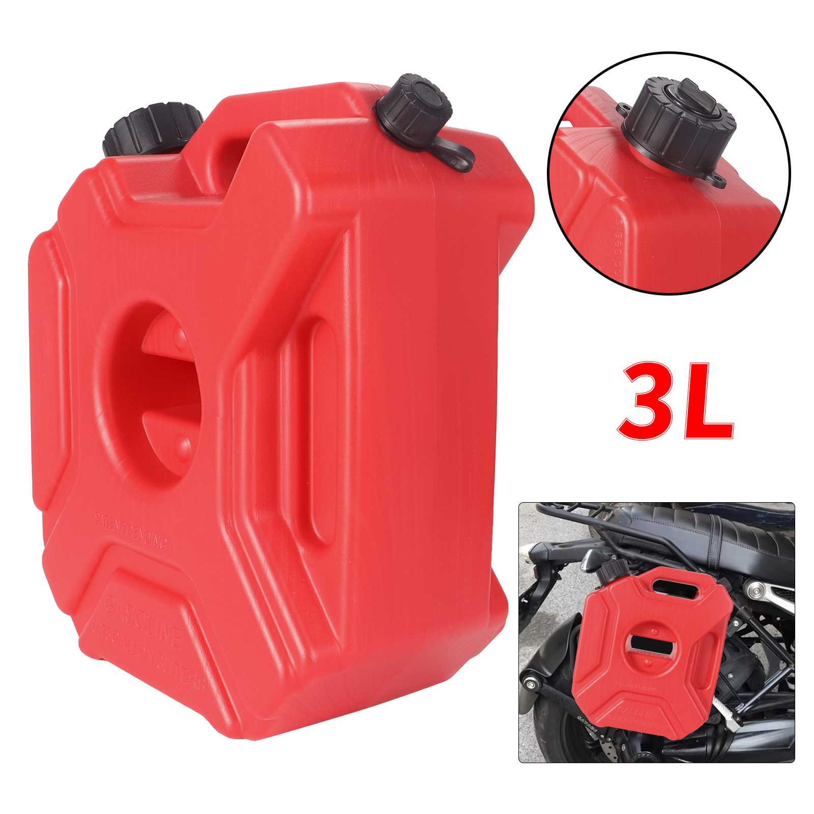Oil Drum, Gasoline Drum, Off-Road Vehicle Spare Oil Drum, Car and Motorcycle Anti-Static Portable Emergency Oil Can