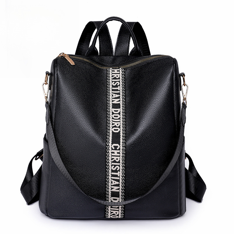 Mochila de viaje de moda 2024 mochila de alta calidad mochila de mujer europea y americana casual de moda de mediana edad sensación versátil nuevo