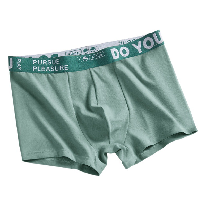 60s Xinjiang algodón calzoncillos Boxer de los hombres transpirable cómodo panal antibacteriano entrepierna Mediados de cintura deportes juveniles Boxer shorts