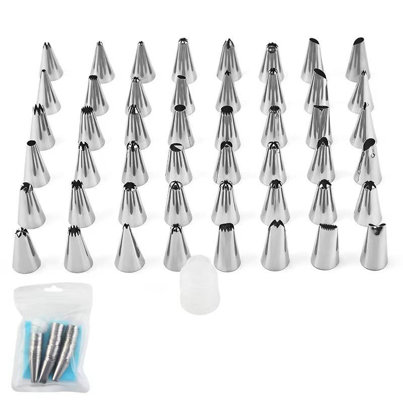 Amazon hornear herramientas pastelería boquilla traje de acero inoxidable pastelería bolsa suministros estricta selección fábrica directa al por mayor