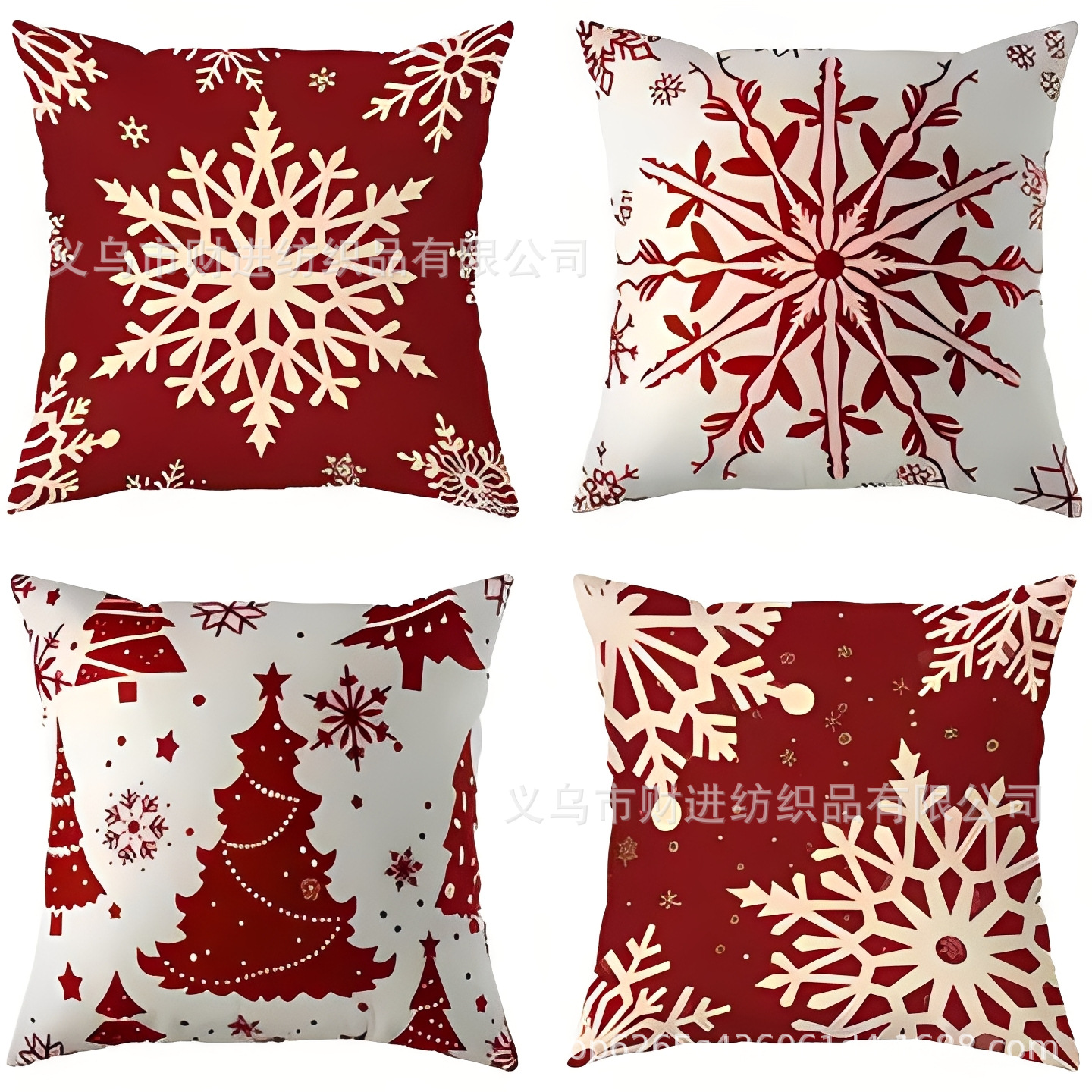 Transfronterizo Temu nueva combinación de Navidad abrazo funda de almohada Amazon casa sofá decoración cojín funda de almohada al por mayor image 34