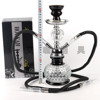 新款跨境便携式阿拉伯水烟大烟雾男士全套水烟壶hookah工厂批发