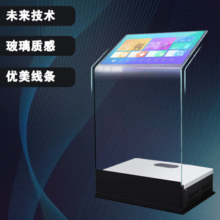 Transparent inquiry all-in-one touch crystal podium multimedia podium display