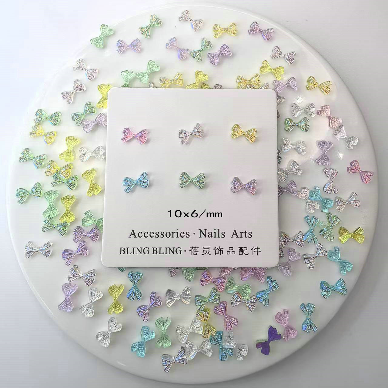 蝴蝶结美甲饰品批发美国英国欧洲新加坡泰国越南外贸跨境出口00