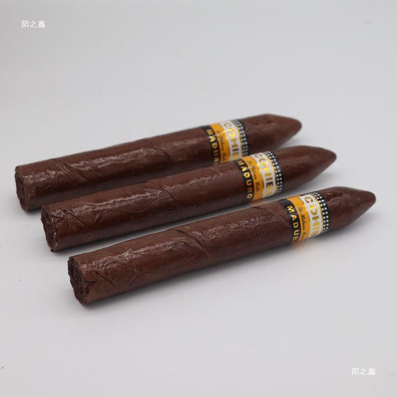 비현실적인 장식품 시가 쿠바 시가 모델 시가 소재 수지 촬영 소품 가짜