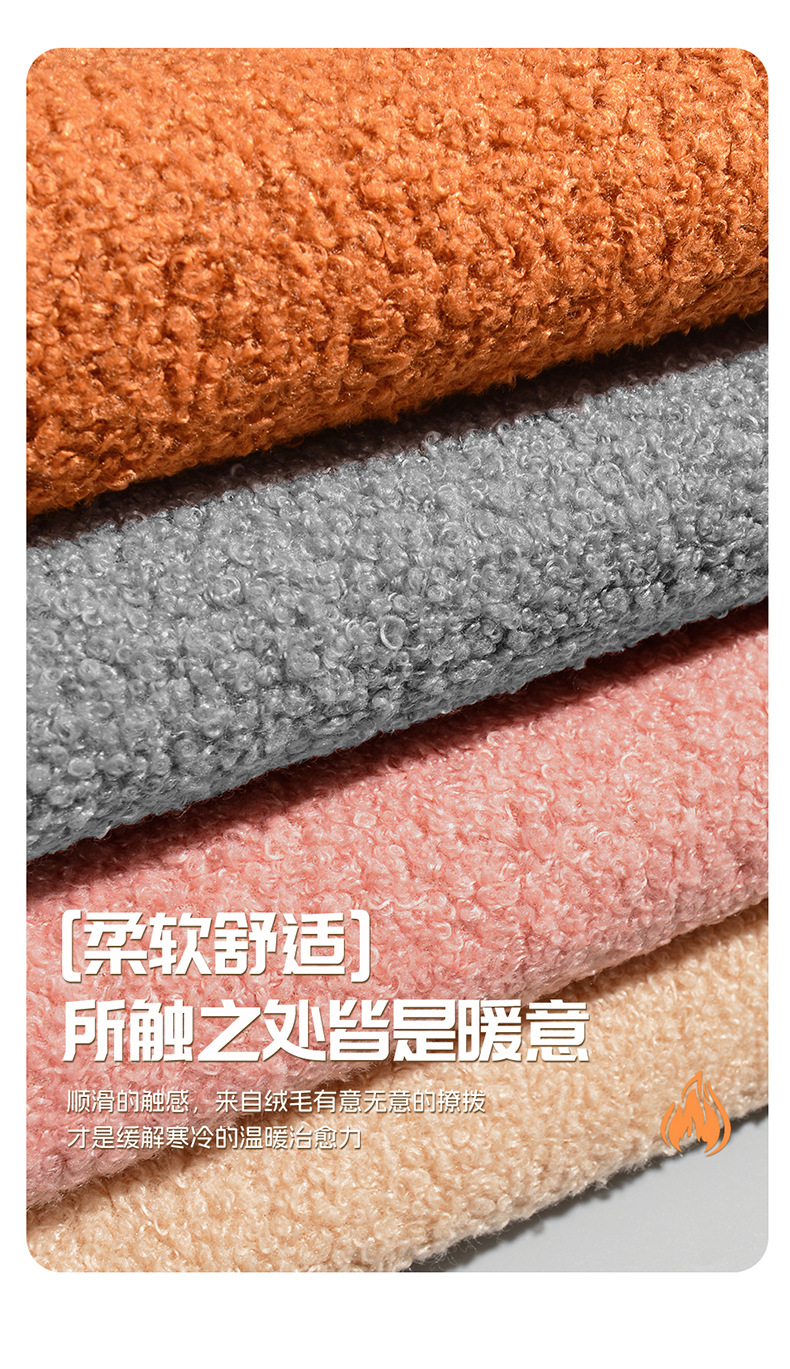 Winter Lamb Wool Heating Pad with Backrest, Solid Color, 12V, New Interior Accessory, Plush Car Seat Cushion with Electric Heating