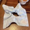 5# plaid love square scarf hair tie 21*22cm