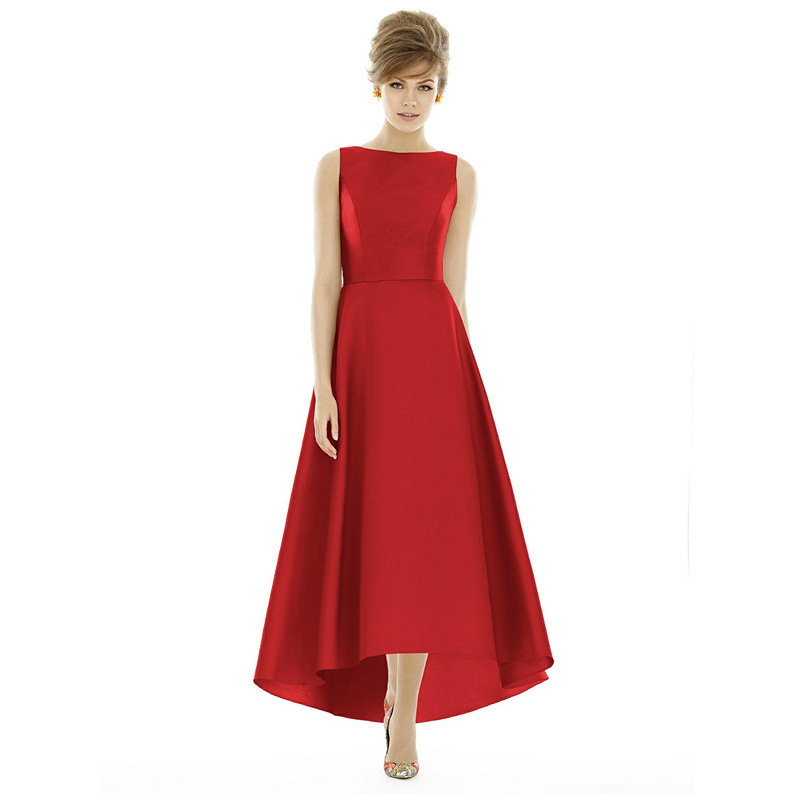 Moda de novia de damas de honor verano 2026 nuevo estilo de boda anfitrión espectáculo vestido de noche delgado image 5