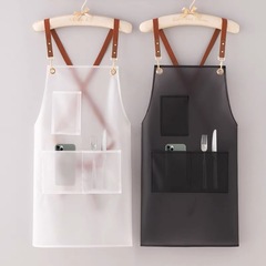 新しいエプロンtpu防水防汚キッチン家庭用ペットショップ床屋男女作業服カスタマイズ可能ロゴ