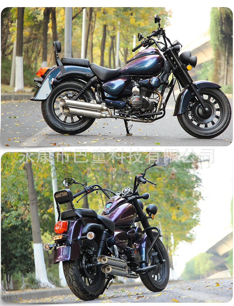 New National Iv Efi Motorcycle with License Plate and Duty-Free 150Cc Rebel Retro Storm Prince Fuel Motorcycle
