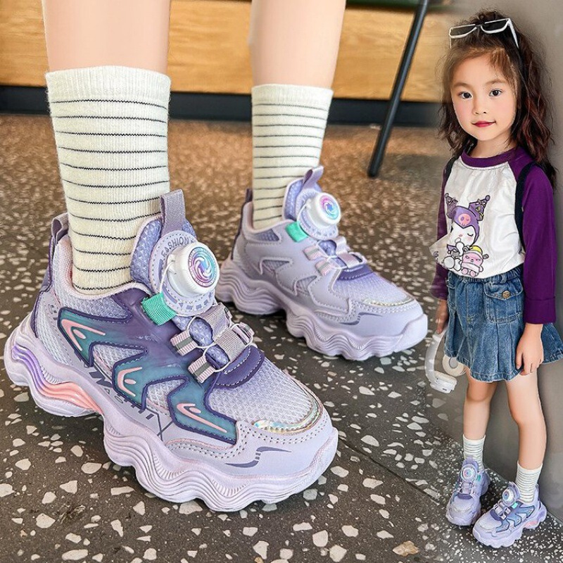 2024秋子供スニーカー男の子通気性ランニングシューズ女の子ソフト底カジュアルシューズ学生滑り止めツイストシューズ|undefined