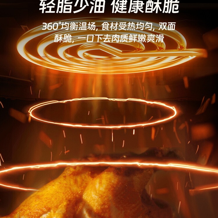 德国空气炸锅可视炸锅家用2025新款多功能大容量烤箱一体电机|undefined