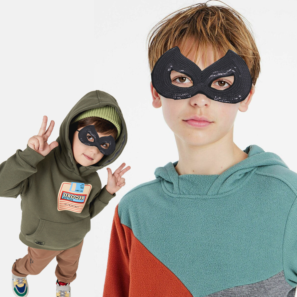 Máscara transfronteriza para niños de Halloween Marvel Máscara de anime Spider-Man Máscara de ojos de Superman Máscara de ojos para niños al por mayor