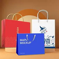 Производители Хэнань белая карта крафт-бумага печать сумка офисная реклама сумка подарок товары для здоровья сумка