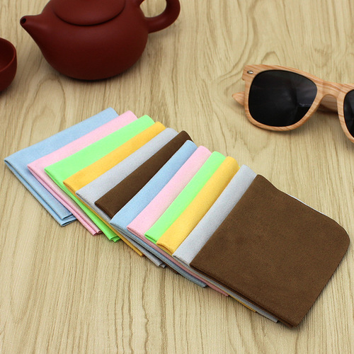 眼镜布大号加厚超细纤维布海岛丝麂皮绒手机贴膜布大张擦琴布