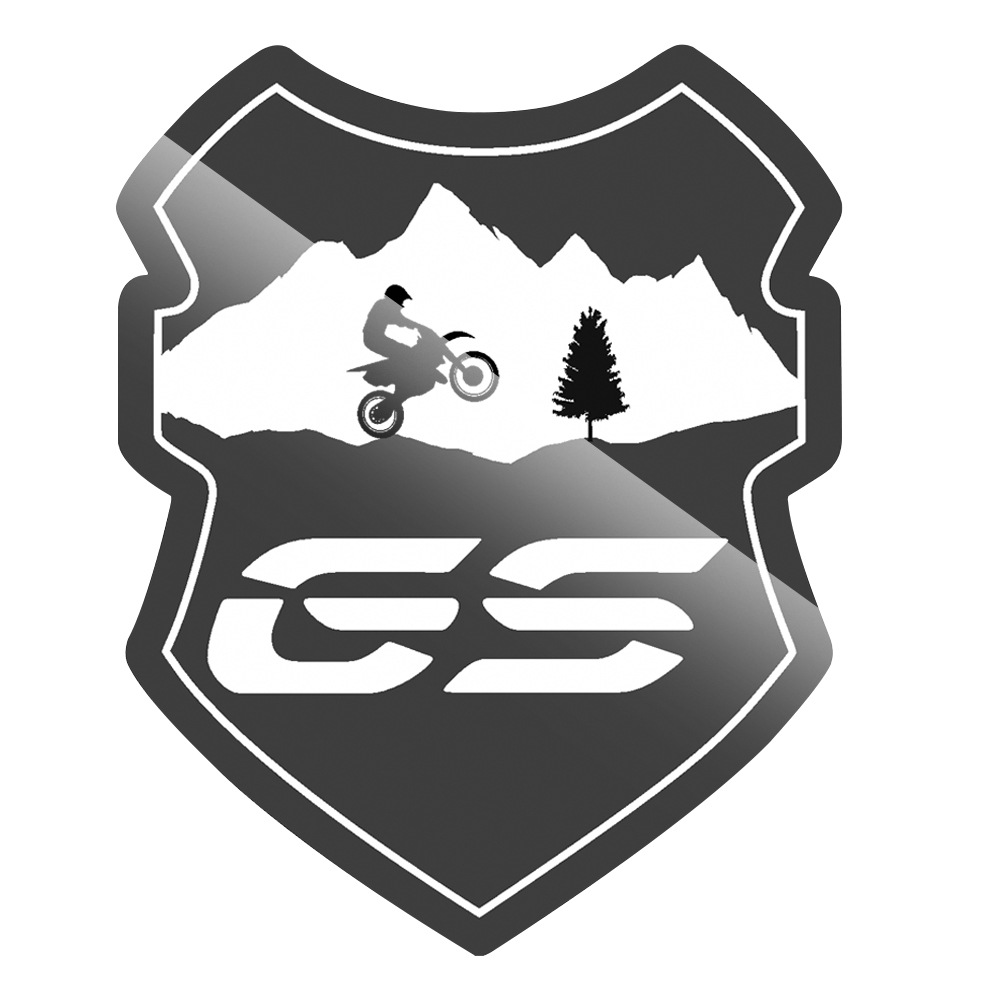 Para motocicleta BMW R1200GS R1250GS parabrisas maletero con etiqueta decorativa universal