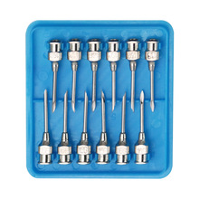 蓝盒注射针头猪牛羊动物注射针头兽医金属注射针管304不锈钢针头