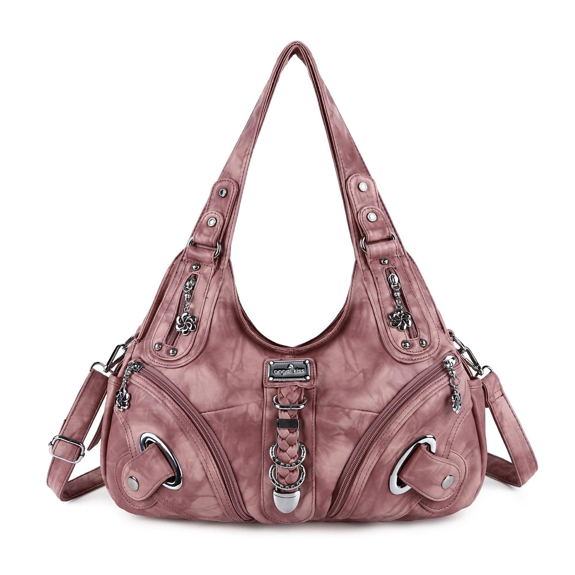 Bolso de hombro de mujer, gran capacidad, estilo europeo y americano, mensajero portátil, al por mayor