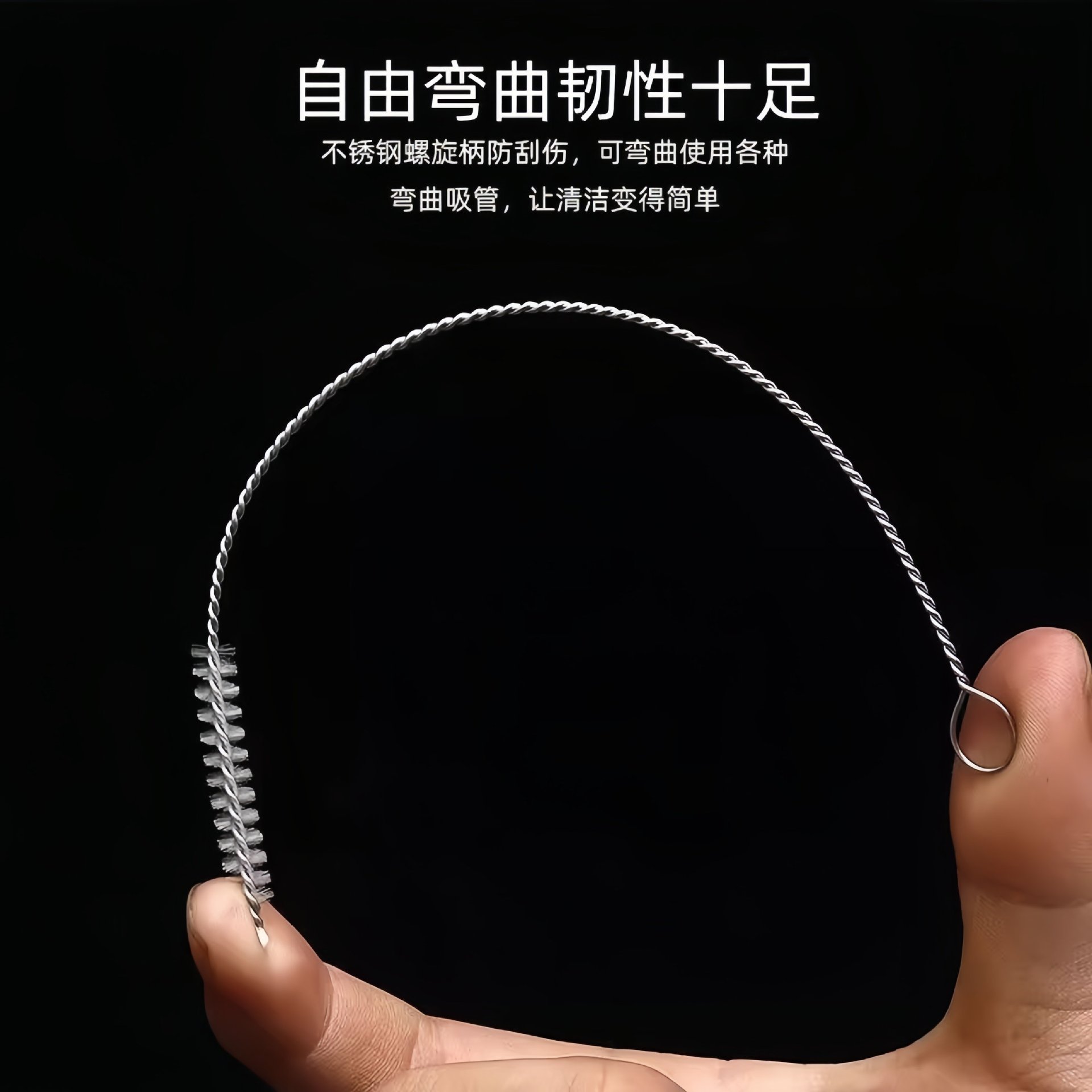 cepillo de grietas de mango largo cepillo de limpieza de acero inoxidable alargado cepillo pequeño especial para cocina sin ángulo muerto cepillo de taza multifuncional