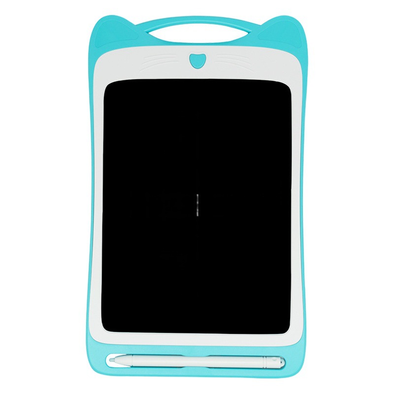 Tableta de Escritura LCD para Niños de 8.5 Pulgadas, Pizarra Electrónica Pequeña para Uso Doméstico, Dibujo y Diseño con Orejas de Gato, del Fabricante Original