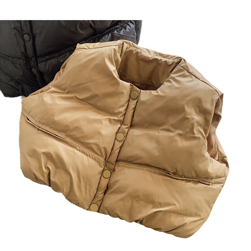 Ropa para niños chaleco de estilo coreano otoño e invierno nuevos niños y niñas sueltos chaleco de algodón cálido chaleco de bebé ropa exterior de moda
