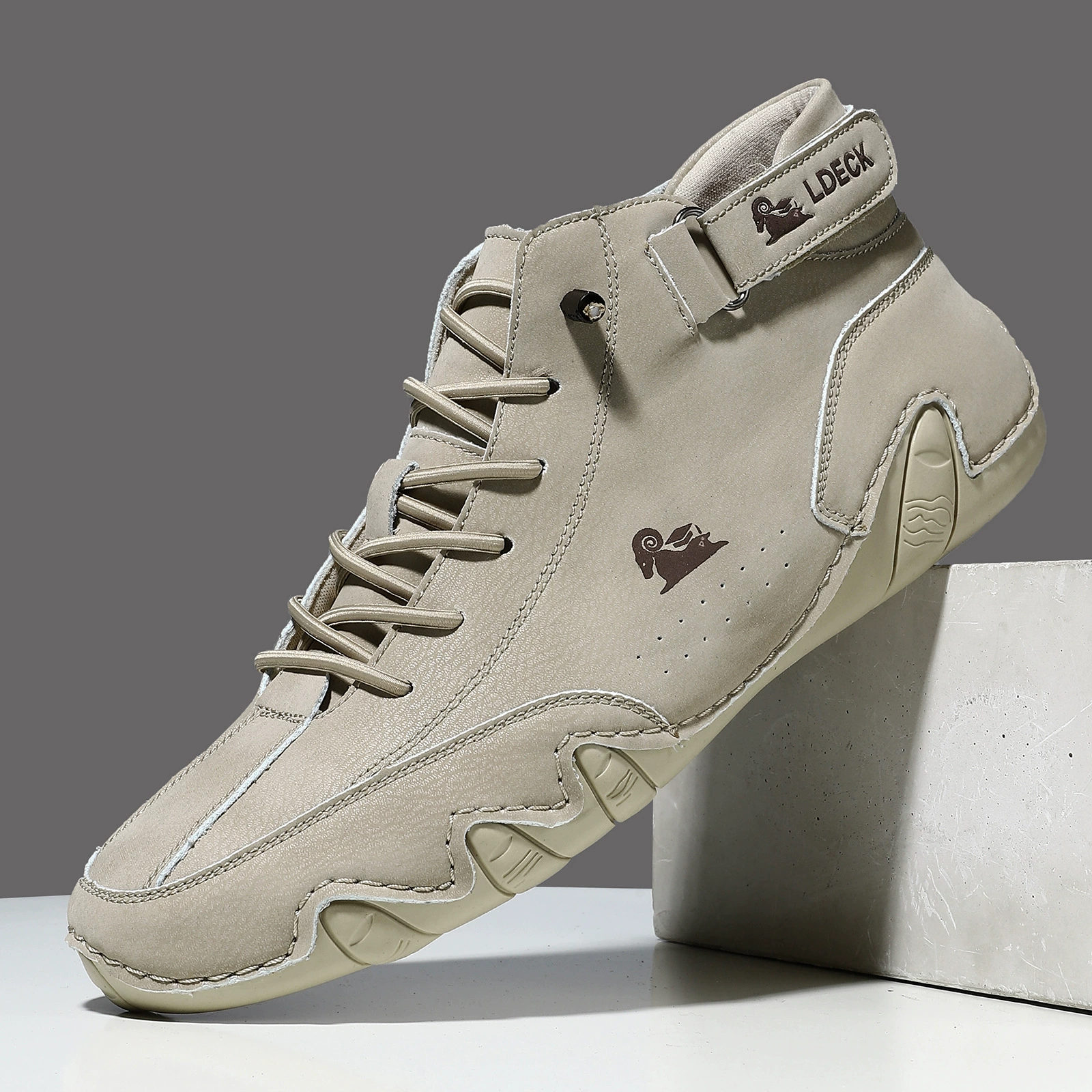 Трансграничные взрывы Мужская обувь с осьминогом Трансграничные взрывы Высокие Ботинки Martin Осенне-зимние мужские повседневные короткие ботинки