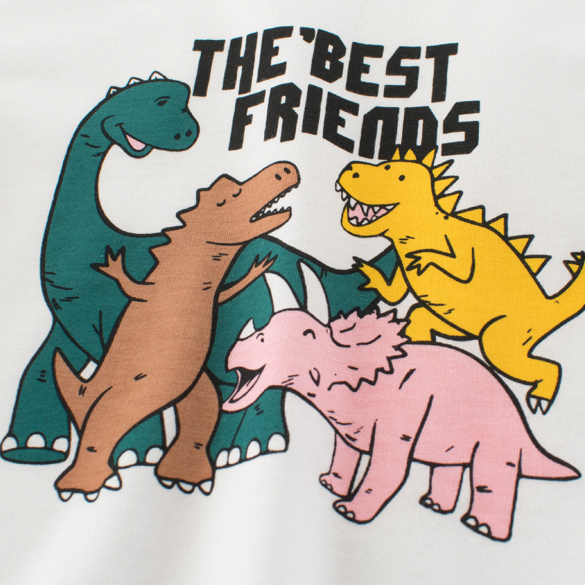 27kids verano nueva ropa para niños camiseta de manga corta versión coreana de dibujos animados para niños dinosaurio ropa para niños