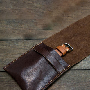 PU Leather Portable Watch Storage Bag Business Men's Watch Jewelry Watch Bag Leather Men's Watch Protection Bag