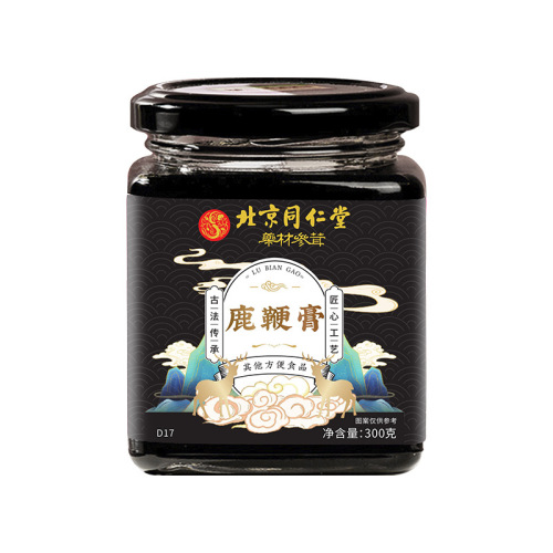 Běijīng Tóngréngtáng Lùbiāo Gāo, wholesale factory supply men's herbal paste with ginseng, goji berries, and oysters, bulk distribution