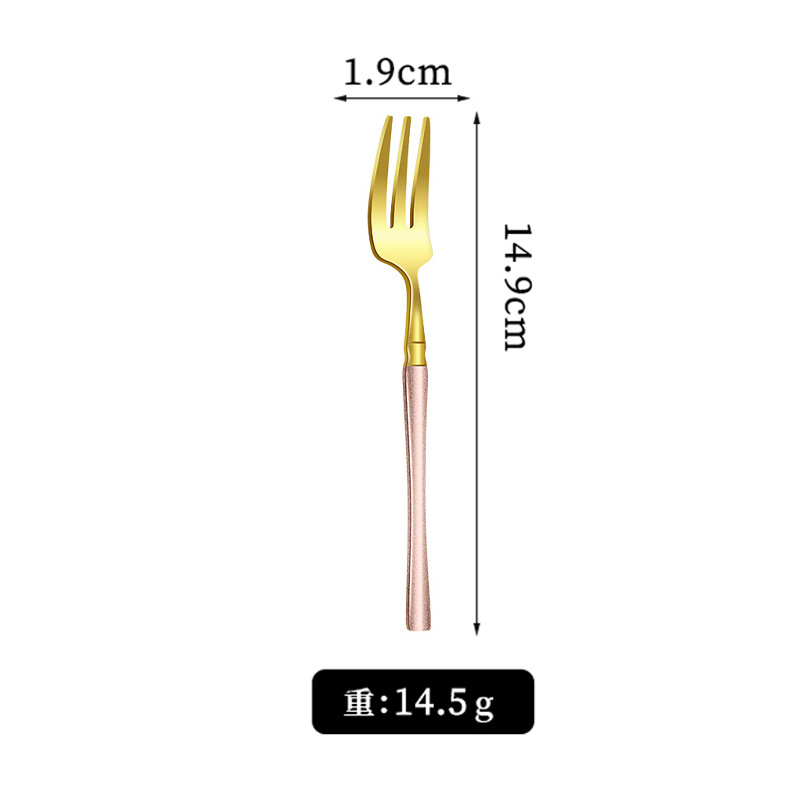 [골드+핑크] 티포크*1