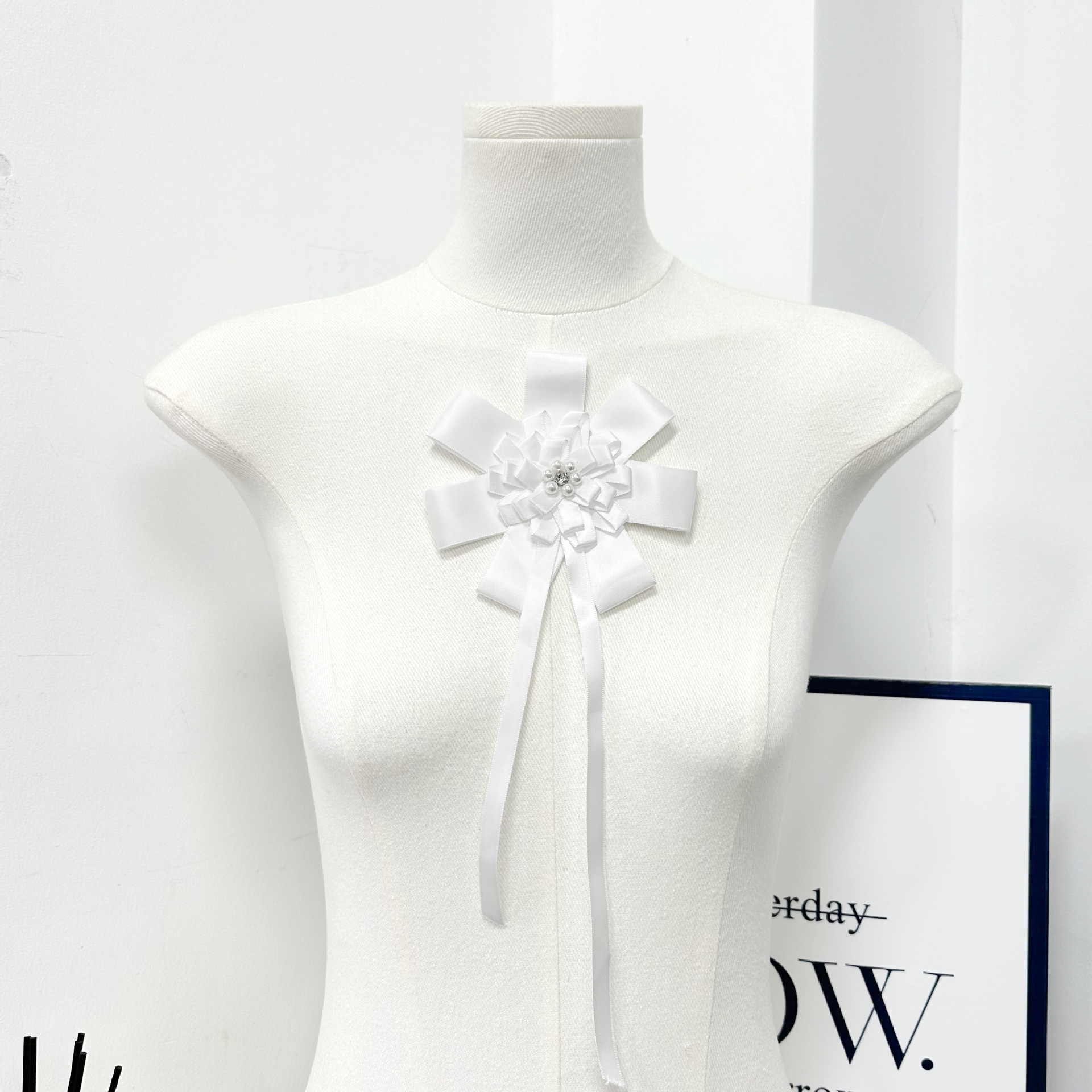 Flores de Gasas para Accesorios del Cabello de Poliéster Hecho a Mano para Accesorios de Cabello y Ropa
