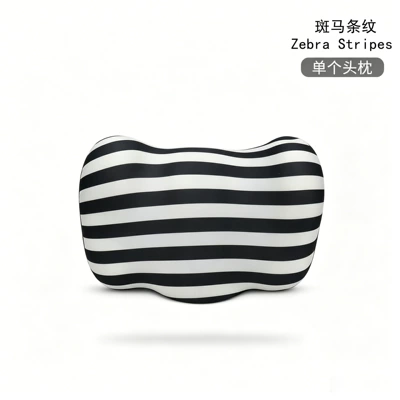 waist neck pillow car waist support, Headrest - zebra-stripe-single-headrest-summer-ice-style