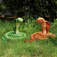 仿真蛇眼镜蛇假蛇毛绒玩具蛇整蛊道具恶搞风水公仔儿童玩具蛇创意