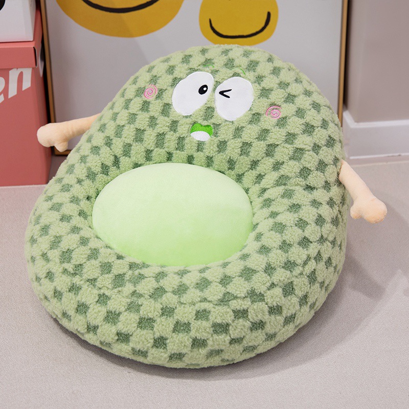 Cojín de futón encantador con ojos grandes, cojín de silla alta, suelo del dormitorio, sofá perezoso, cojín de suelo de tatami