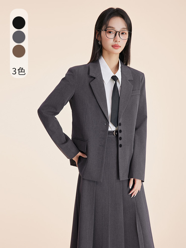 西装外套女生小个子套装公务员大学生面试正装通勤休闲西服考编|undefined