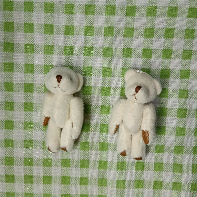 6.5cm 흰색 짧은 머리 손 피부 발 피부 곰
