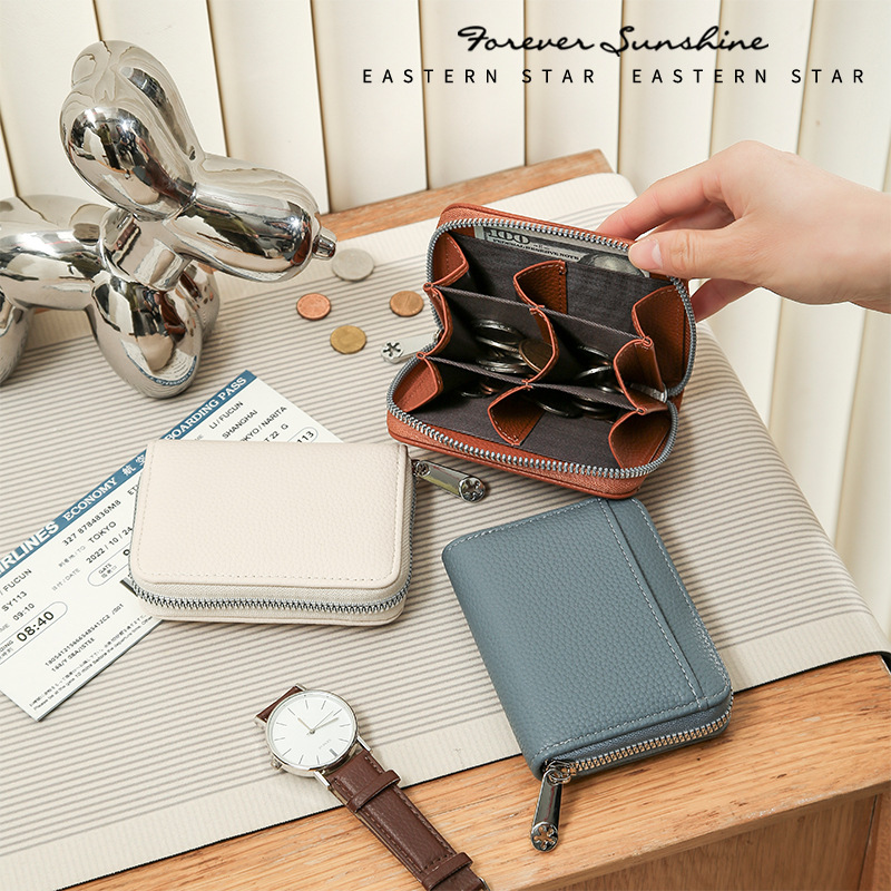 Leather texture! Coin Purse Ins Japanese and Korean Style Fashion Coin Bag Foreign Trade Mini Wallet Short Money Cloth Purse Leather texture! Coin Purse Ins Japanese and Korean Style Fashion Coin Bag Foreign Trade Mini Wallet Short Money Cloth Purse
